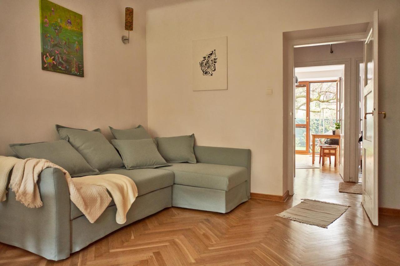 Apartmán Stary Mokotow, Z Ogrodkiem Varšava Exteriér fotografie